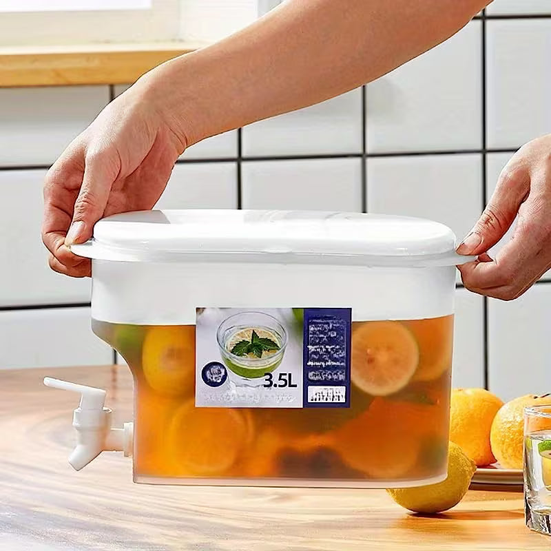 Καλωσιάς Νερού 3L με Κράνο – Ψυγείο Pitcher για Ψυγείο Ροφήματα και Λεμονάδα