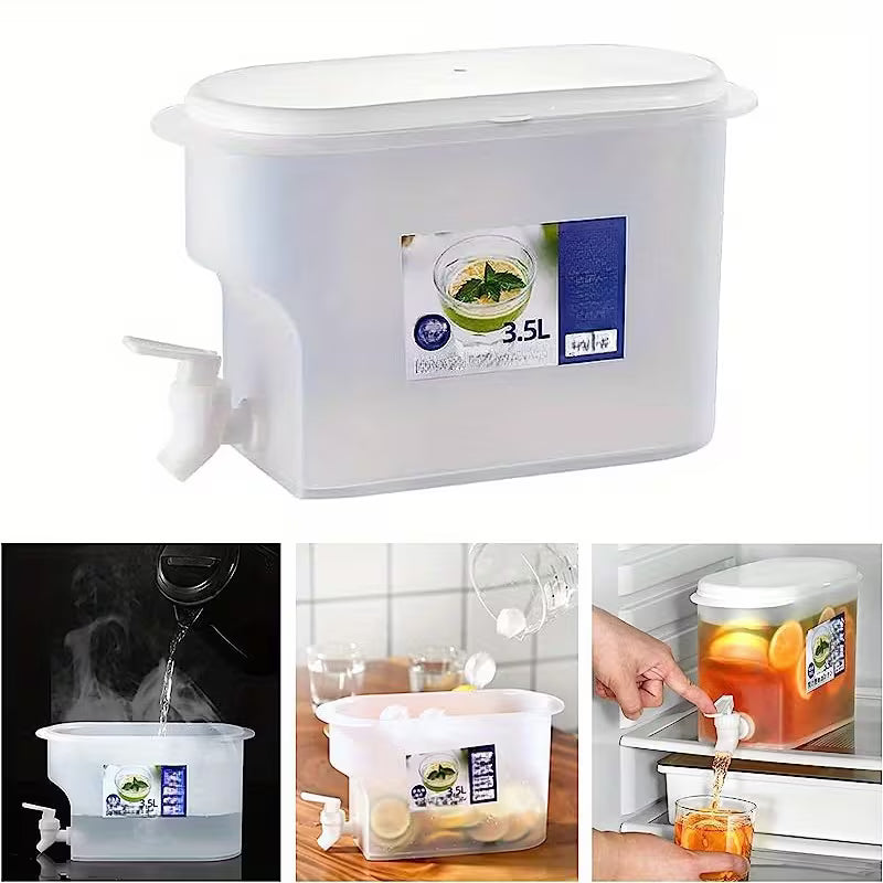 Καλωσιάς Νερού 3L με Κράνο – Ψυγείο Pitcher για Ψυγείο Ροφήματα και Λεμονάδα
